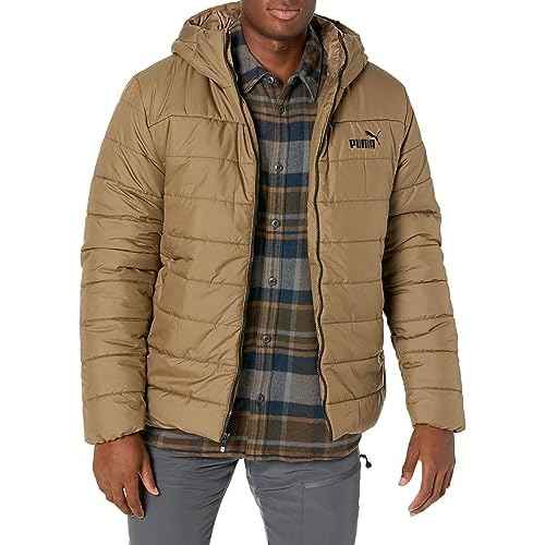 PUMA Men's Essentials Hooded Padded Jacket