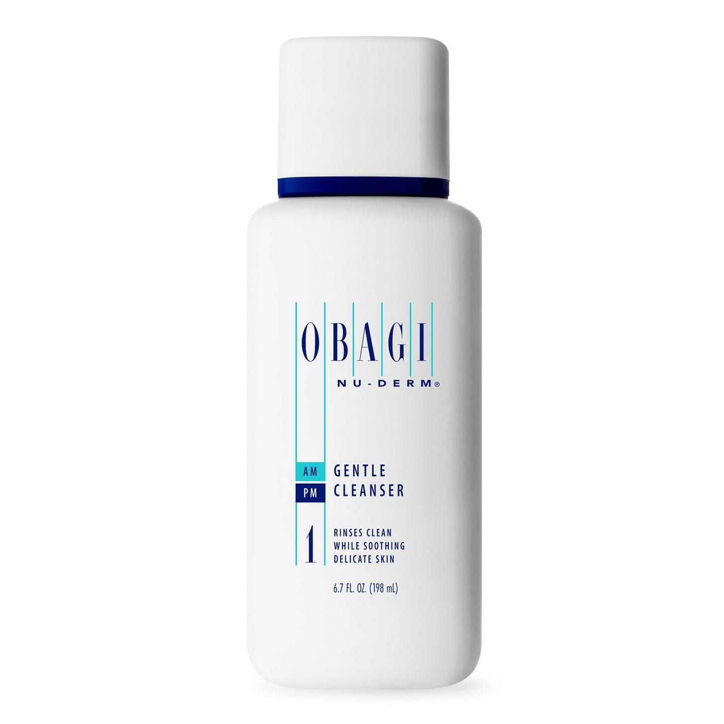 Obagi Nu-Derm Gentle Cleanser - Mild Face Cleanser that Removes Daily Impurities & Build-Up For Normal to Dry & Sensitive Skin -