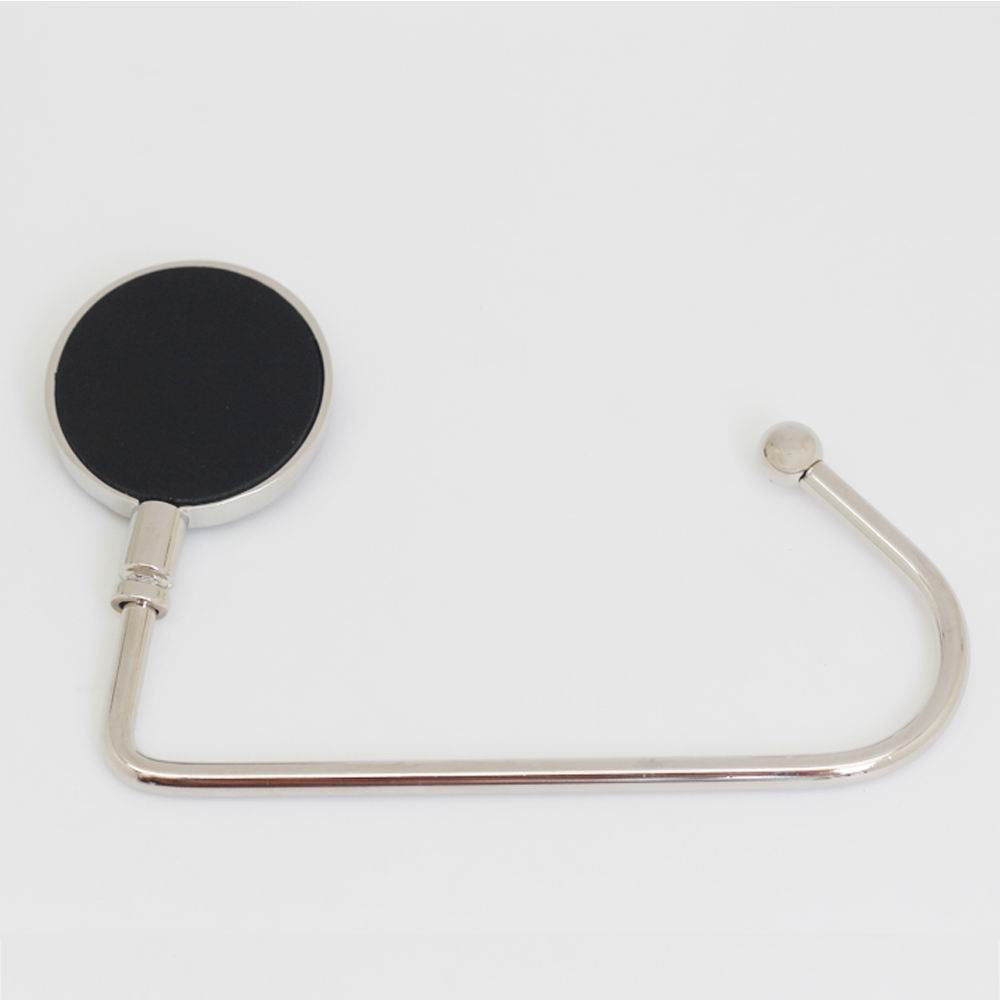 ROFLYER Purse Hook Hanger for Table Bar Long Handbag Hanger Bag Hanger with Velvet Pouch (Hummingbird)