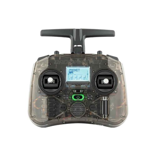 RadioMaster Pocket Portable Remote Controller Hall Gimbal EdgeTX Built in LED Light Mode 2 (Charcoal, ELRS)