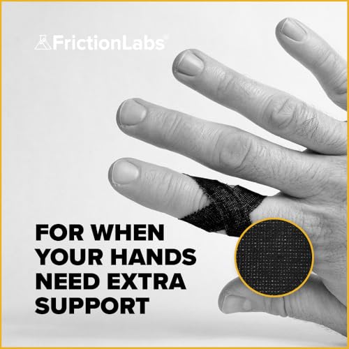 Friction Labs Athletic Finger Tape - Rock Climbing Tape for Skin Protection - 1.5” Zinc Oxide Tape - Protective Sports Tap...