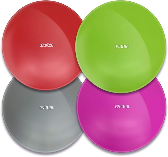 WALIKI Toys Children's Wobbly Cushion, Alternative Classroom Seating | Inflatable Core Disc Seats for School (Pump Included, 12”/30CM) (Pack of 4)