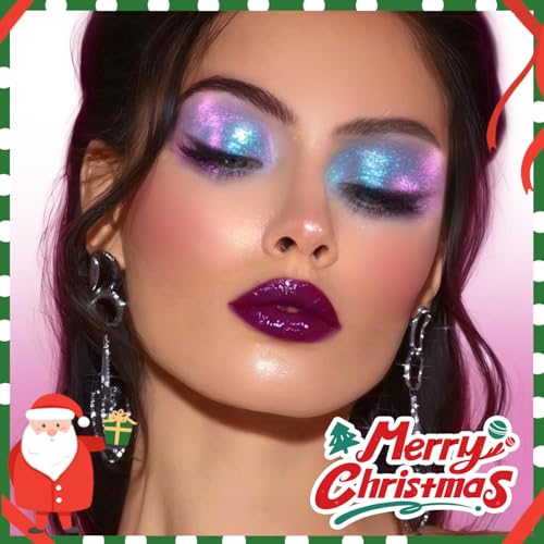 JUR MORNIER 3PCS Multichrome Liquid Eyeshadow Set,Multi-Dimensional Fairy Makeup,High Pigment Waterproof Aurora Eye Shado...
