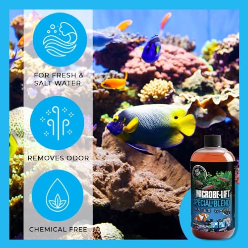 MICROBE-LIFT Special Blend Aquarium Treatment, Fish Tank Water Conditioner for Freshwater and Saltwater Tanks, Helps with ...