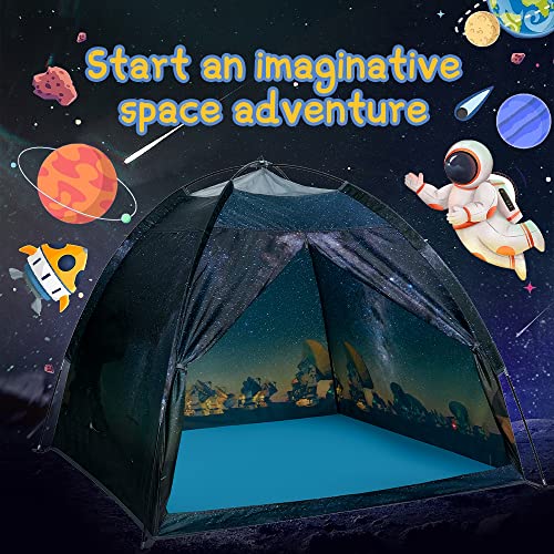 Mnagant Kids Play Tent-61”x61”x45”Imaginative Play Popup Tent Space World Tent for Kids Indoor/Outdoor Fun-Kids Galaxy Dom...
