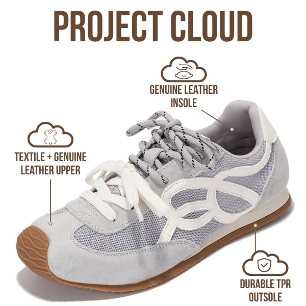 Project Cloud Womens Shoes with Memory Foam Insole Trendy Sneakers for Women - Lightweight & Non-Slip Womens Sneakers Walk...