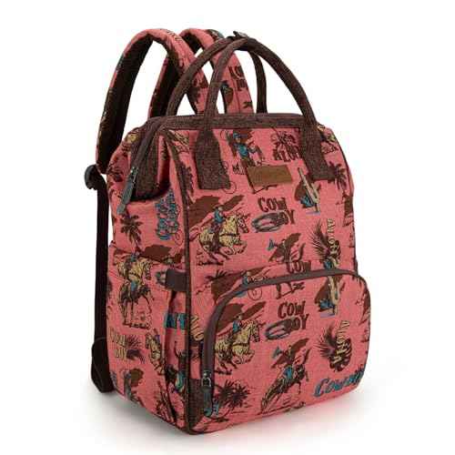 Montana West Wrangler Backpack for Women Western Casual Daypack for College Travel Work