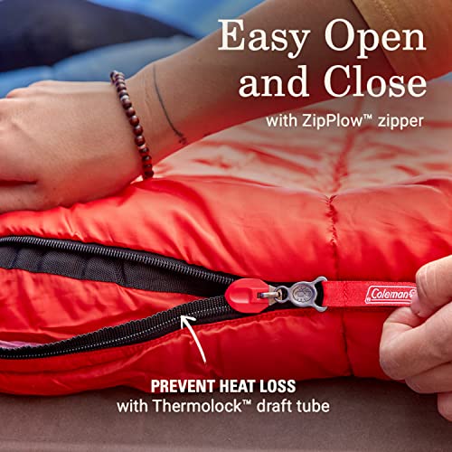 Coleman Sleeping Bag—Tidelands 40° Mummy Sleeping Bag for Adults
