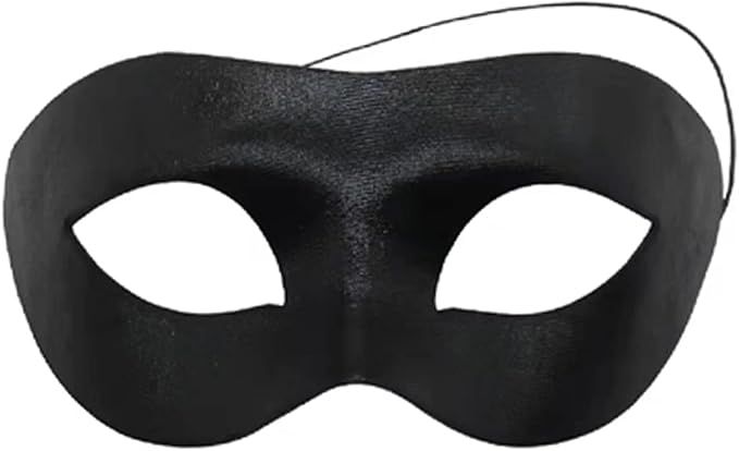 HGJST HGJSTMasquerade Mask for Men Black, Halloween Venetian Adult Masquerade Masks, Black Mardi Gras Mask (Mr.ZL…