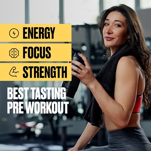 Pre Workout Powder, Pre-Workout Support for Men & Women, L Citrulline, Creatine, Beta Alanine & Electrolytes, Powdered Dri...