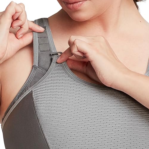 Glamorise Women's Full Figure Elite Performance Adjustable Wonderwire Sport Bra #9167
