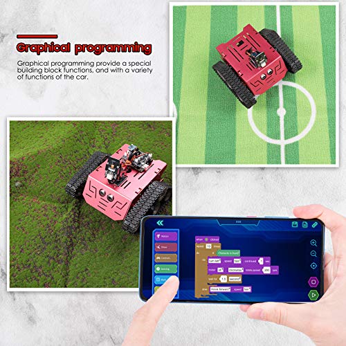 ELEGOO Conqueror Robot Tank Kit with UNO R3 for Arduino Robotics for Kids Ages 8-12 12-16 STEM Science Kits Coding Robots ...