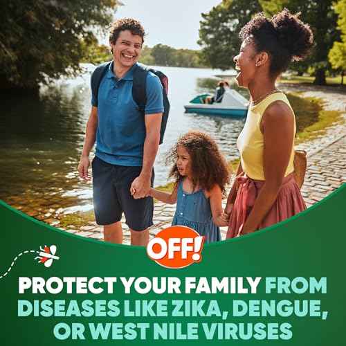 OFF! Deep Woods Insect Repellent Aerosol, Bug Spray with Long Lasting Protection from Mosquitoes, 6 oz (Pack of 12)