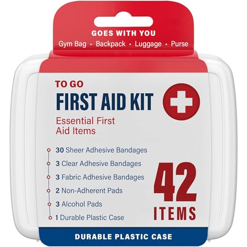 DecorRack 2000 Piece First Aid Kit, 48 Individual Boxes of 42 Items Each, First Aid Kits for Minor Cuts, Scrapes, Travel, ...
