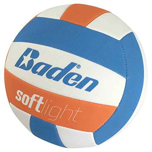 Baden | Softlight VXT1 | No Sting FlexFoam Cover | Youth Lightweight Training Volleyball | K-5 Youth Players | Official Size 5 + 20% Lighter | Official Ball of BYOP