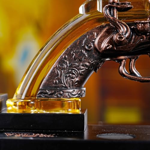 VYLPM Gun Whisky Decanter Set with 4 Shot Glasses,Cool,Unique Gifts for Men Dad Boyfriends,Liquor Gun Decanter Set A Great...