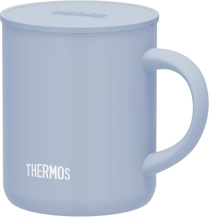 THERMOS JDG-352C ASB Stainless Steel Vacuum Insulated Mug, 11.8 fl oz (350 ml), Ash Blue