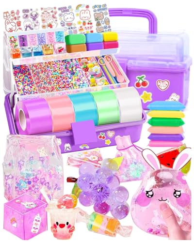 Nano Tape Bubble Kit for Kids, Nano Tape Squishy Maker Making Kit, Arts and Crafts Toys, Birthday Toys Gifts for 4 5 6 7 8...