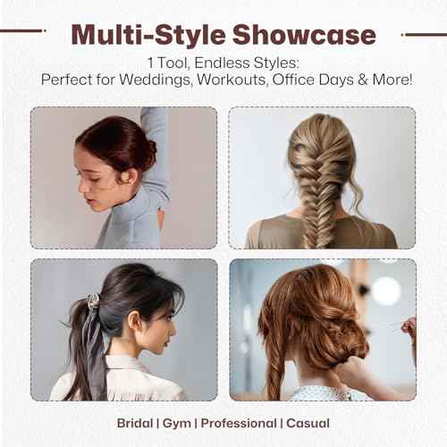 Hair Sponge for Updo | Hair Bumps for VolumeI Insert Maker | Hair Padding Filler Pads & Undetectable Updo Tool | Includes Bobby Pins, U Shape Hair Pin, Comb and Plastic Clips