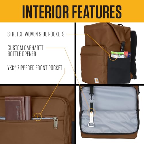 Carhartt Thick Foam Fully Insulated Cold Front Coolers, Premium Ice Retention, Durable Water Resistant Material W/Front Zi...