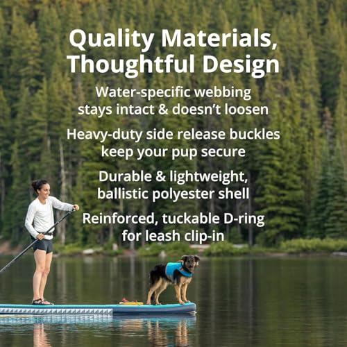 Ruffwear, Float Coat Dog Life Jacket, Premium Buoyancy Swim Vest with Lift Handle, Secure Fit & Reflective Trim, Adjustabl...