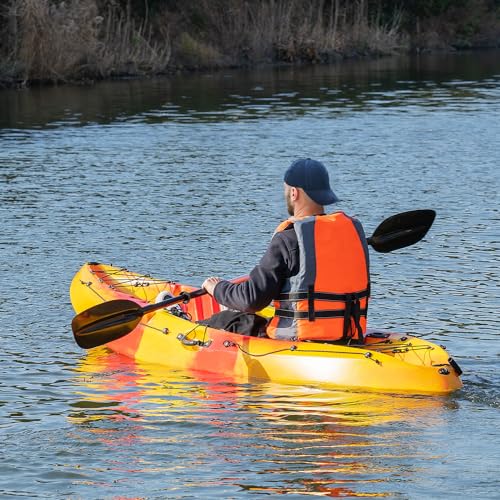 PioneerWorks Kayaks, Sit On Top Fishing Kayak with Front Storage Well, Fishing Kayak with Paddle for Adults, Capacity of 3...