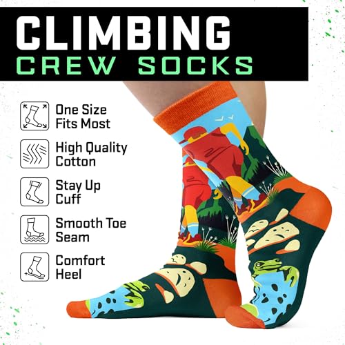 Rock Climbing Gifts - Innovative Rock Climbing Socks, Ideal Gift for Climbers, Unique Gifts for Men, Enhancing Climb Exper...