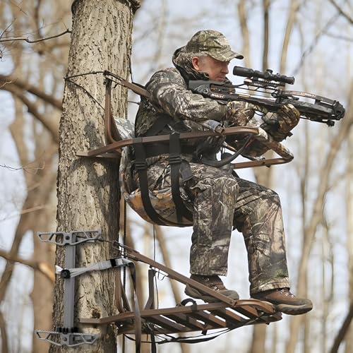 Panbofoda Climbing Sticks,Aluminum Non-Slip Hunting Climbing Steps,Lightweight Tree Climbing Hunting Gear Hunting Accessor...