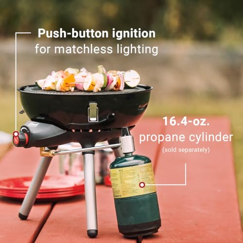 Coleman 4-in-1 Portable Propane Grill with 4 Cooking Attachments, Grill/Stove/Griddle/Wok with 7000 BTUs of Power for Gril...