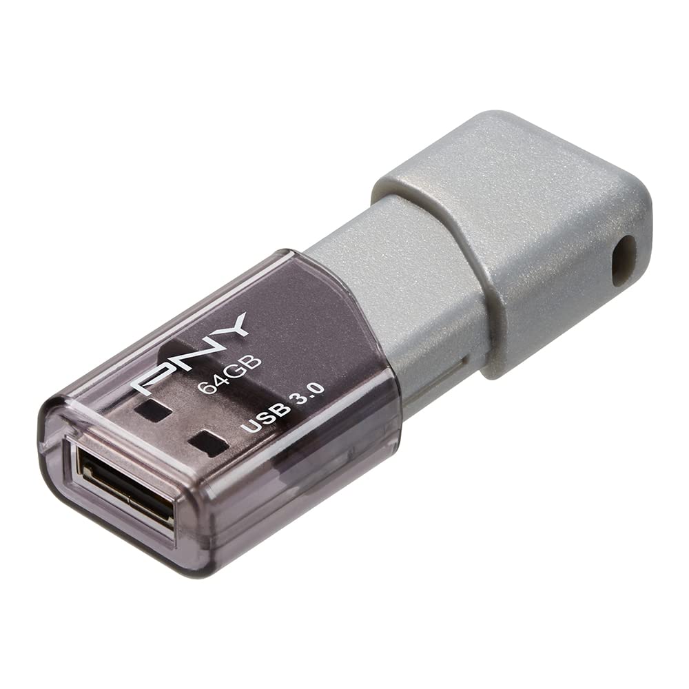 Pny 64Gb Turbo Attache 3 Usb 3.0 Flash Drive (Pack Of 1)