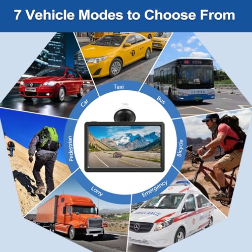 GPS Navigation for Car Truck Navigator - Navigation System 9 Inch Touchscreen, 2025 US/CA/MX Offline Maps Lifetime Free Up...