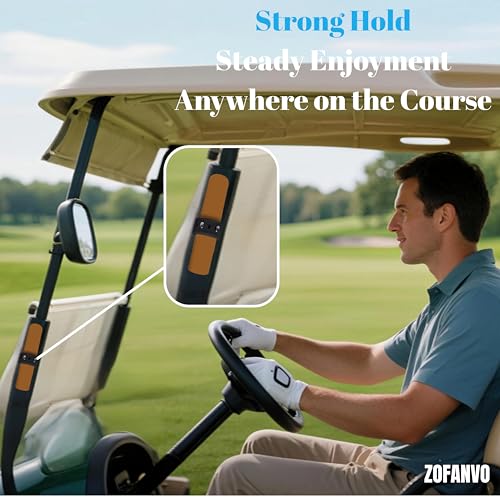 zofanvo Ultra-Strong Magnetic Holder for Golf Cart, Portable Golf Cart Accessories,Fit for Golfing, Grilling, Fishing, Tra...