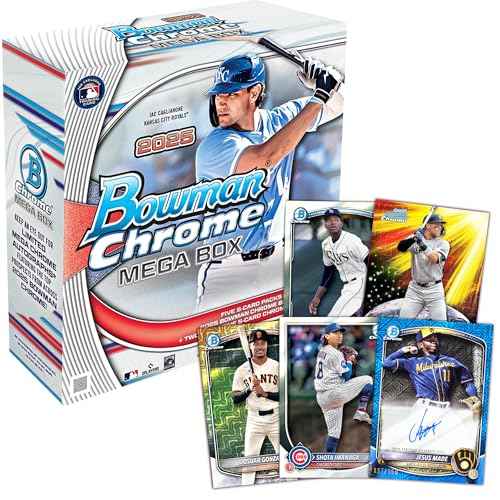 2025 Bowman Chrome Baseball - Factory Sealed - Mega Box