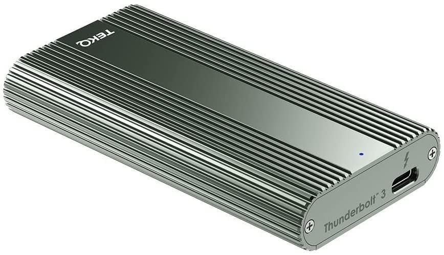 Tekq [Intel Certified 2Tb Thunderbolt 3 External Portable Ssd, Bus Powered, Read Up To 2800Mb/S, Write Up To 2300Mb/S, (Compatib