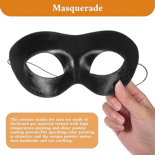 Heclia 2PCS Masquerade Masks for Women Couples Masquerade Lace Mask Set Venetian Halloween Masks for Women and Men Plastic...