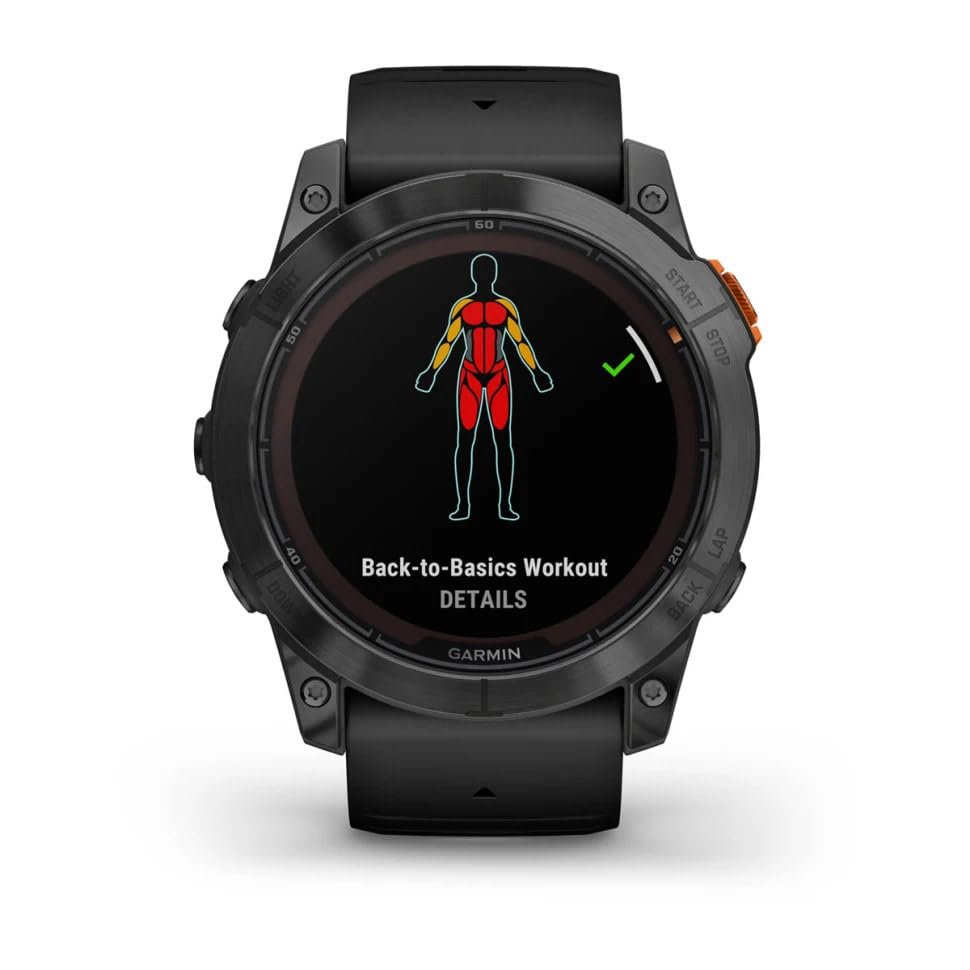 Garmin Fenix 7X Pro Solar Edition 51 Mm Slate Gray With Black Band Gps Smartwatch Built-In Flashlight And Power Glass Solar Char