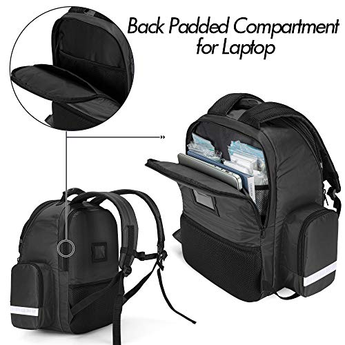 Trunab First Responder Bag Trauma Backpack Empty, Medical Emergency Kits Storage Jump Bag Pack for EMT, EMS, Police, Firef...