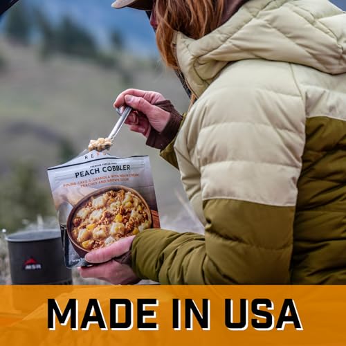 Peak Refuel Cobbler | Protein | Calories | 100% Real Ingredients | Premium Freeze Dried Backpacking & Camping Food | 2 Ser...