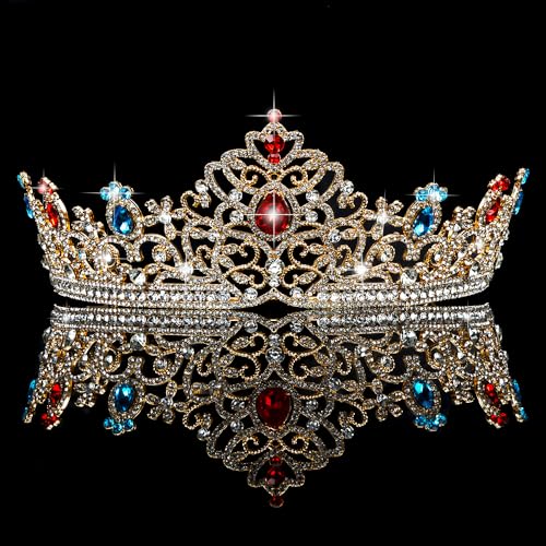 Crystal Crowns for Women Tiaras Bride Royal Queen Crown Princess Tiara Quinceanera Headpieces for Wedding Bridal Headband ...
