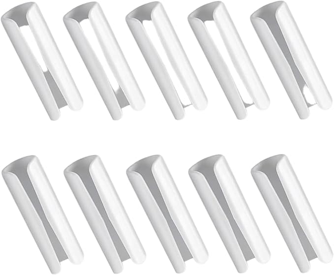 Bed Sheet Grippers and Fasteners - 10pcs Heavy Duty Sheet Clips for Mattress, No Slip Fitted Sheet Clips Keep Sheets Securely in Place, White Bed Sheet Holders for Bedding
