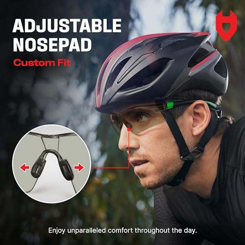 NoCry Tinted Safety Glasses for Men and Women with Anti-Fog and Scratch Resistant Wrap-Around Lenses — Adjustable Temples ...
