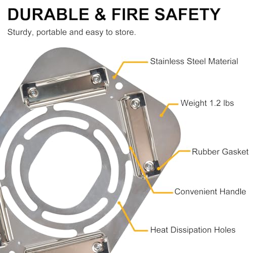 4 Season Tent + Tent Stove Jack, 2 Person Waterproof Tent, Stainless Steel Clip-On Stove Jack with Chimney Hole for Winter...
