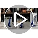 Libbey Blue Ribbon Tumbler and Rocks Drinking Glass Set of 8, Artisanal, Four-Dimpled Glass Cups Set, Clear Glassware Drin...