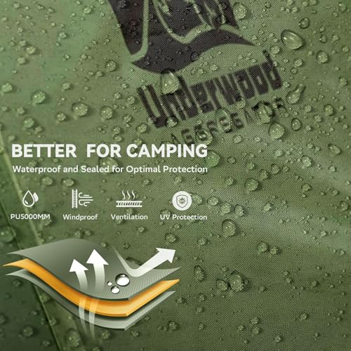 1/2 Person Backpacking Tent for Camping - Ultralight & Waterproof Outdoor Camping Tent, Easy Set Up Compact Tent for 3 Sea...