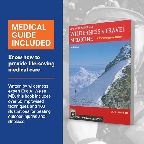 Adventure Medical Kits Mountain Series Medical Kit - Backpacker - Emergency Medical First Aid Kit - For 2 People for 4 Day...