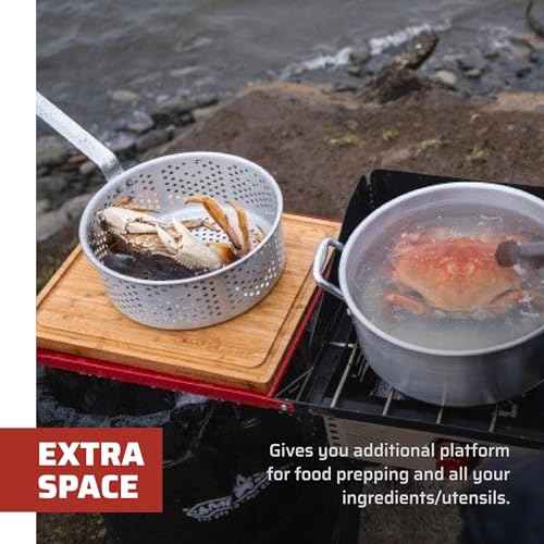 Camp Chef Folding Side Shelf Set for 2 Burners