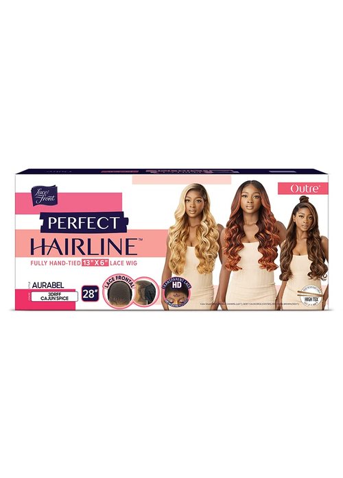 Outre Lace Front Wig - Perfect Hair Line 13x6 - AURABEL (DR2/CREAMY TOFFEE)