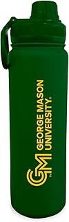 Decorvo George Mason Water Bottle - Double Walled Stainless Steel 24 oz Keeps Drinks Cold or Hot