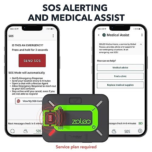 ZOLEO Satellite Communicator – Two-Way Global SMS Text Messenger & Email, Emergency SOS Alerting, Check-in & GPS Location...
