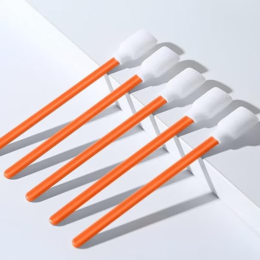 400PCS Professional Foam Cleaning Swab Sticks Dust-Free Cleaning Sponge Tip Swabs for Printer Scanners Camera Optical Lens Gun Arts Crafts Automotive Detailing